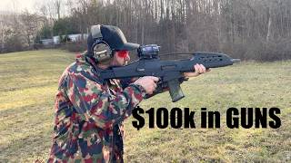 Shooting 100k in guns!