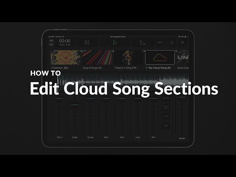 HOW TO | Edit Cloud Song Sections in Playback