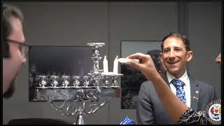 Inaugural Menorah Lighting at Allentown City Hall 2025 (Courtesy of The City of Allentown)