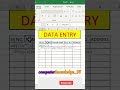 Excel me Auto Serial Number ka smart formula 😍Manual numbering bhool jao ✔️#ExcelTips