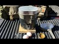 Military Surplus Stove &amp; Eggs