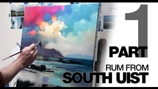 Oil Painting Demo: Rum From South Uist PART1