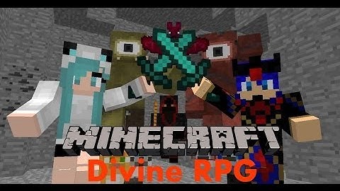 Minecraft Divine RPG Mutiplayer Episode 2 Weird Eye Thing
