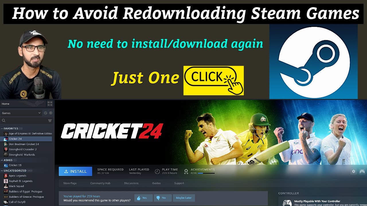 how-to-locate-steam-games-already-installed-youtube