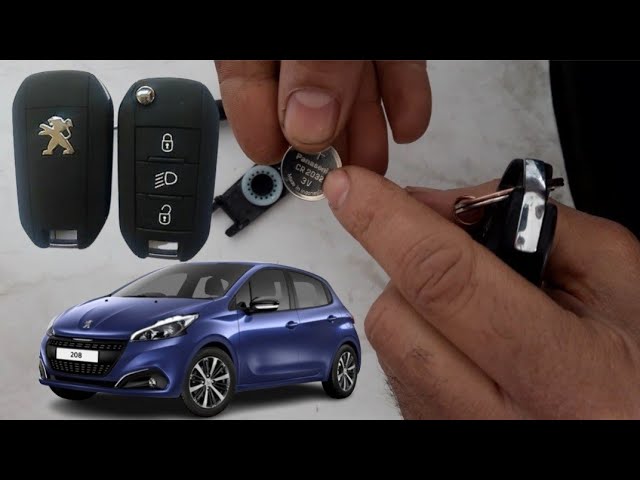 Comment changer la pile dans une clé de Peugeot/Citroën 