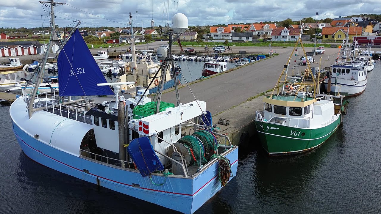 Fiskebåtar Träslövsläge