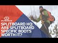 Splitboard specific boot review are they worth it