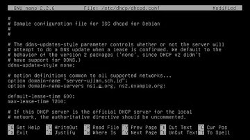 tutorial install isc dhcp server debian 8 server