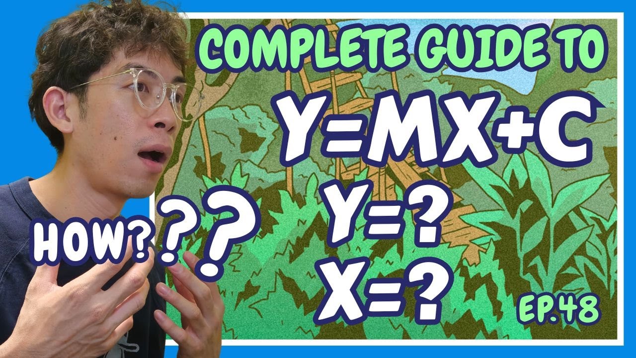 Must know before SPM | Ep 48 | BASIC GUIDE to y=mx+c | +2 EASY EXAMPLES | PHYSICS&ADDMATHS  ✔️ | ENG