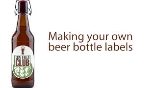 Making your own free beer bottle labels
