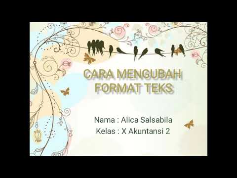 Video: Cara Mengubah Format Teks