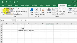 Cara Menghilangkan Kata Rupiah Pada Fungsi Terbilang Excel