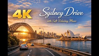 Sydney Harbour Bridge & Opera House Drive in 4K | Relaxing Music screenshot 3