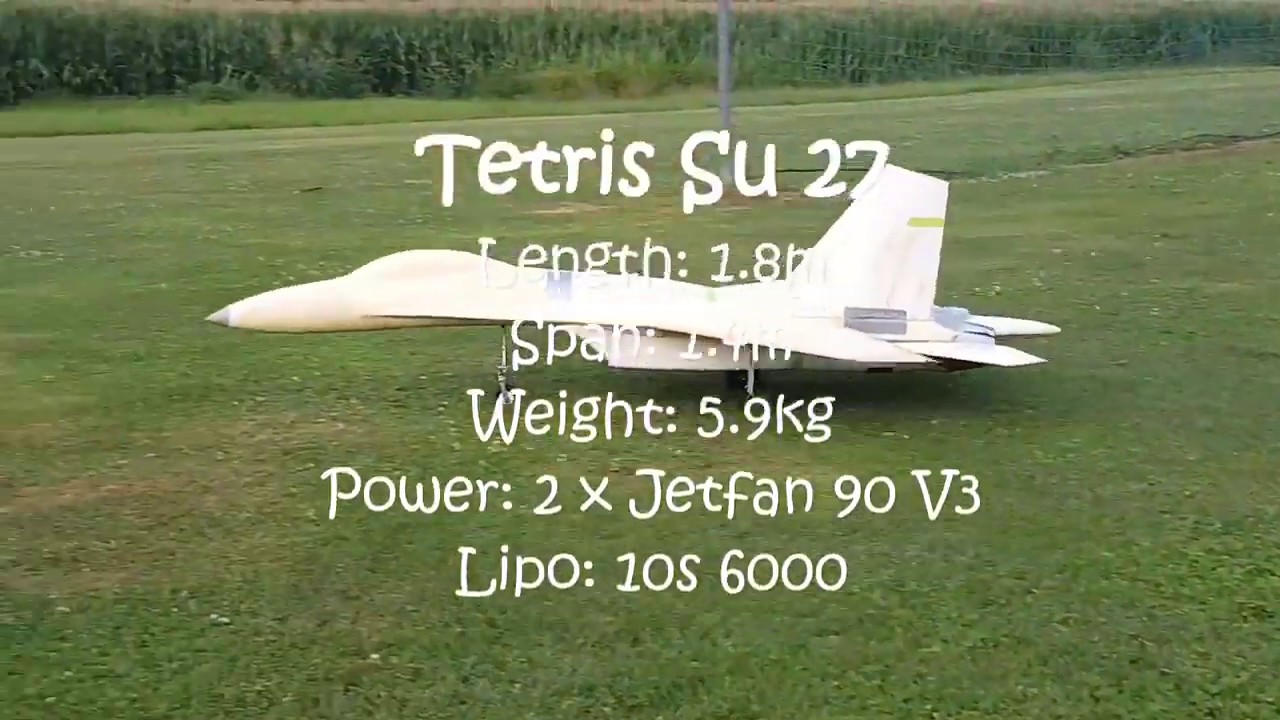 AeroTetris Su-27 1st and 2nd flight