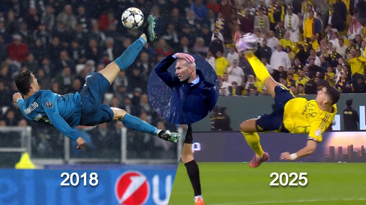 All 9 Acrobatic Goals Scored by Cristiano Ronaldo