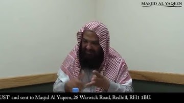 Pregnancy during Ramadhan - Sheikh Abu Suhaib