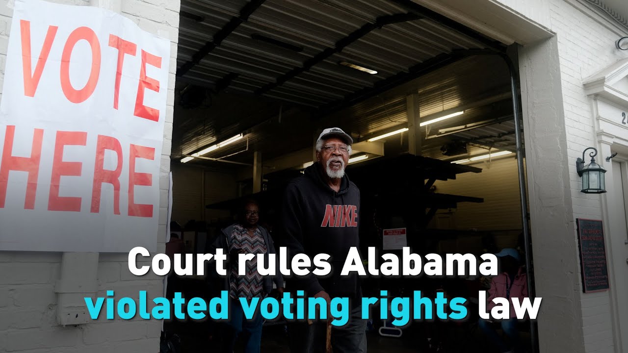 Court rules Alabama violated voting rights law - YouTube