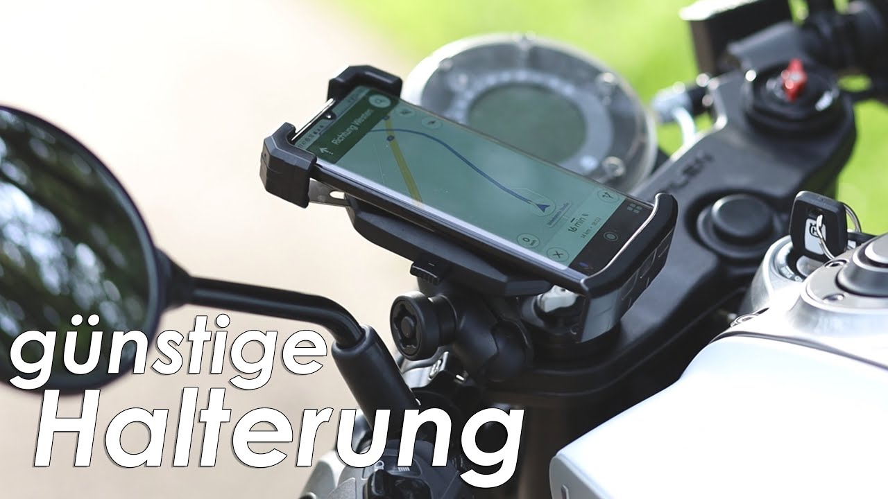 Sichere Smartphonehalterung fürs Motorrad // REVIEW