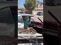 Fabrication begins on the 65 impala #lowlow #lowriders #impalalowrider #sundayfunday