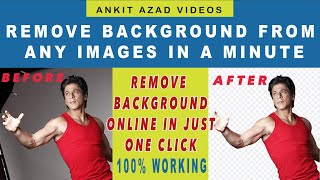 Remove Background in just 1 second  | No Software Needed