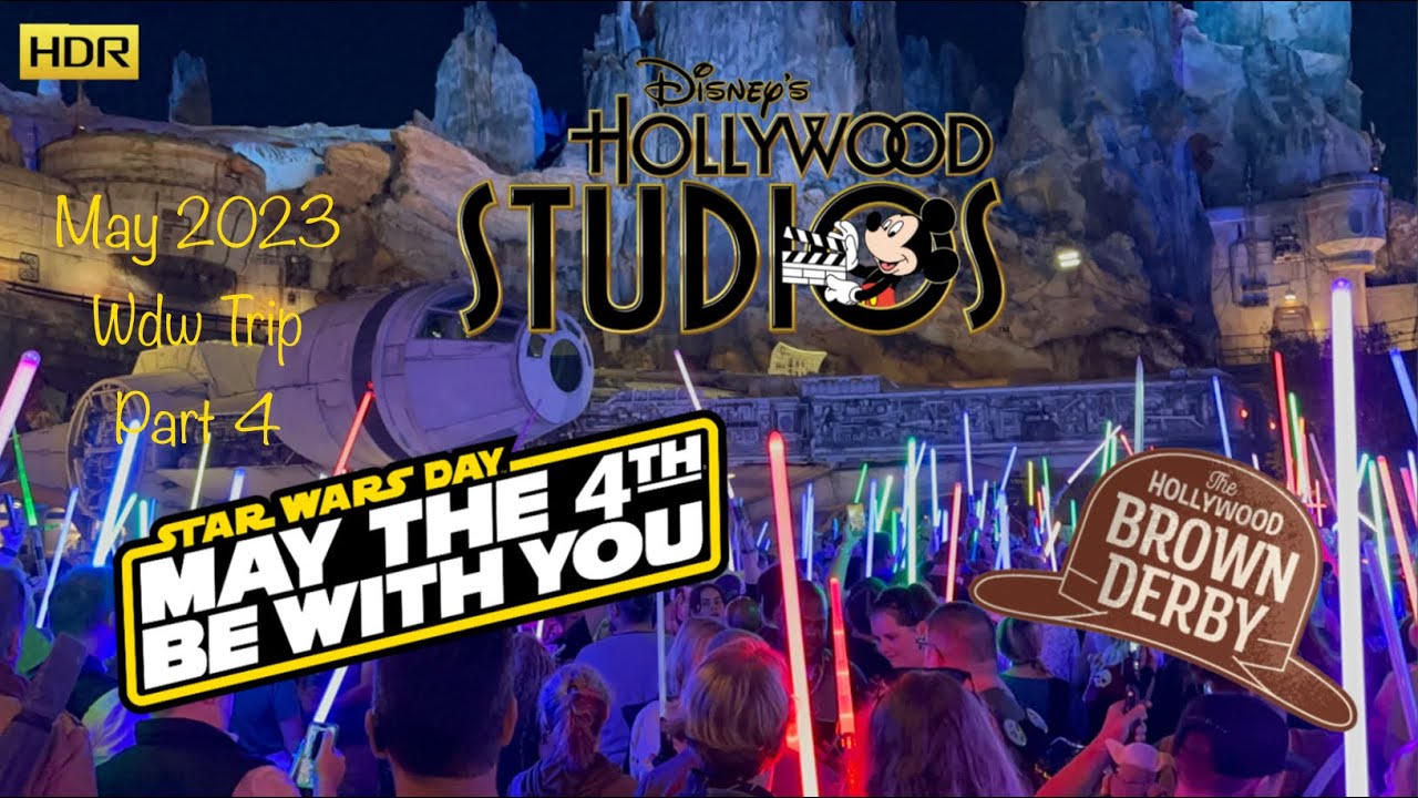 4K HDR Hollywood Studios May The 4th Brown Derby Disneyworld May