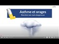 Asthme et orages