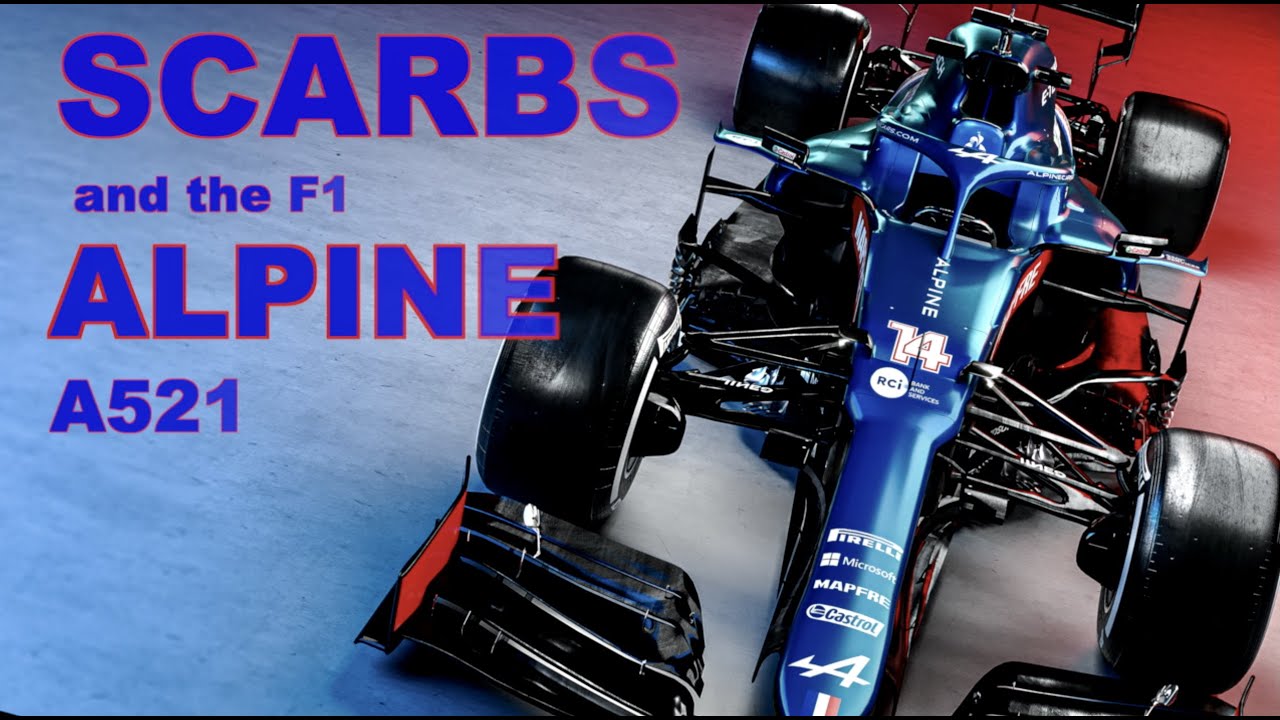 F1 Alpine A521 with Scarbs by Peter Windsor