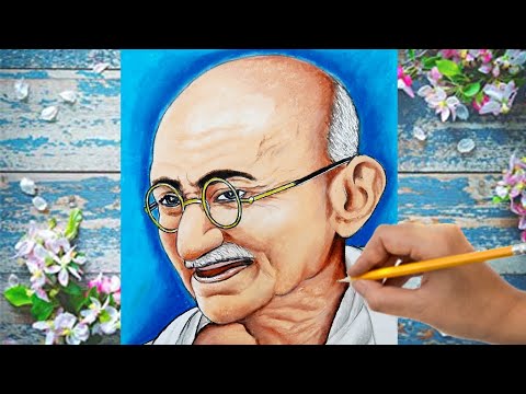 Expert Verified] easy drawing of Mahatma gandhi❤️❤️ - Brainly.in