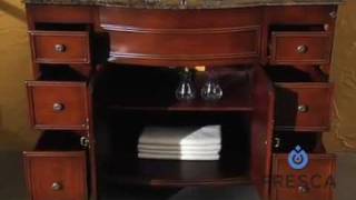 Fresca Milwood Antique Single Sink Bathroom Vanity - FVN6353