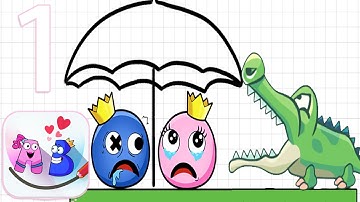 Love Dogs Draw Puzzle - Fun Save The Lovers - Levels 1 - 30 - Gameplay Walkthrough