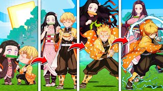 Ciclo De Vida Do Zenitsu E Da Nezuko No Minecraft P3Dru