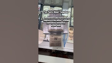 💥 Don’t Let the Size Fool You — This Tungsten Cube is HEAVY! #tungsten