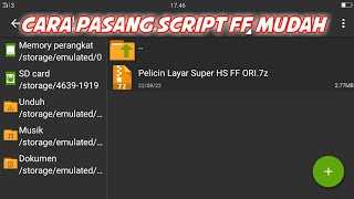 cara pasang script ff mudah dan simple 2022