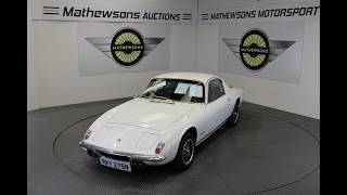 1974 LOTUS ELAN PLUS 2 130S | Mathewsons Classic Cars | Auction: 29, 30, & 31 July 2026