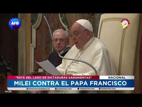 MILEI CONTRA EL PAPA FRANCISCO - NOTICIERO 9