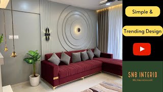 Simple & Trending Design |  2BHK Home Interior Design | Interior Design Ideas | Pune | Moshi