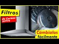 CÓMO CAMBIAR los FILTROS de CARBÓN activo en CAMPANAS extractoras | Mepamsa