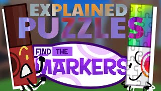 [CANCELLED] Find The Markers Puzzles Explained!