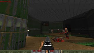 DOOM 100% Walkthrough E1M1 Hangar (UV Difficulty/No Commentary)