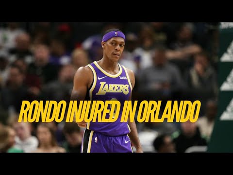 Rajon Rondo Injured In Orlando