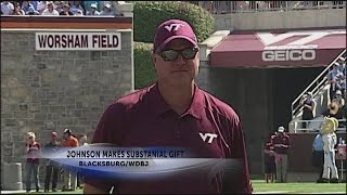 Former Tech football star Steve Johnson makes substantial gift to program