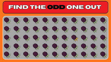 🧐 Find the Odd One Out in 5 Seconds! | Can You Beat This Challenge? 
