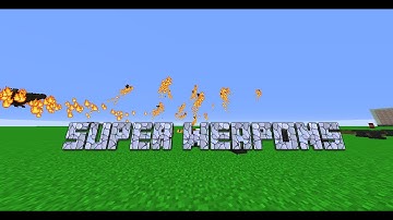 Minecraft| Only One Command! "Super Weapons"