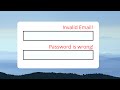 How To Add Validation To Your Login Page! | HTML5 | Php | Cpanel 2020