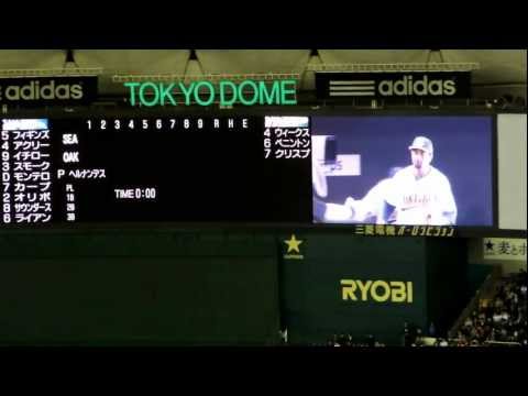 2012メジャー開幕戦　オークランド・アスレチックス　スタメン発表