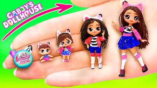 Gabbys Puppenhaus: Die Schwestern Gabby und Pandy Paws werden erwachsen! LOL OMG DIYs