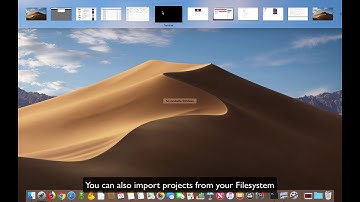 Importing a project into your Workspace