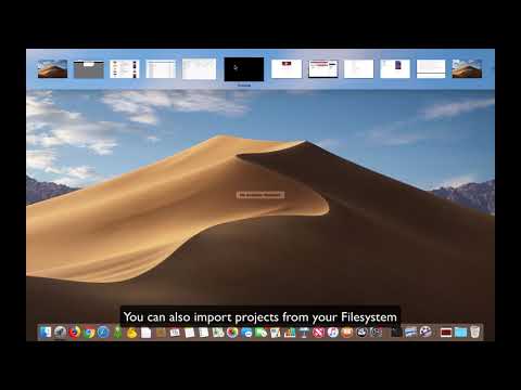 Importing a project into your Workspace