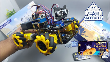 مراجعة ACEBOTT STEM Robot Car Kit روبوت ذكي لتعلم البرمجة خطوة بخطوة!