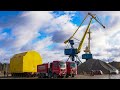 Транспортировка тяжелого груза. Heavy load transportation. 2020.07.06